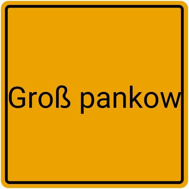 Meldebestätigung Groß Pankow